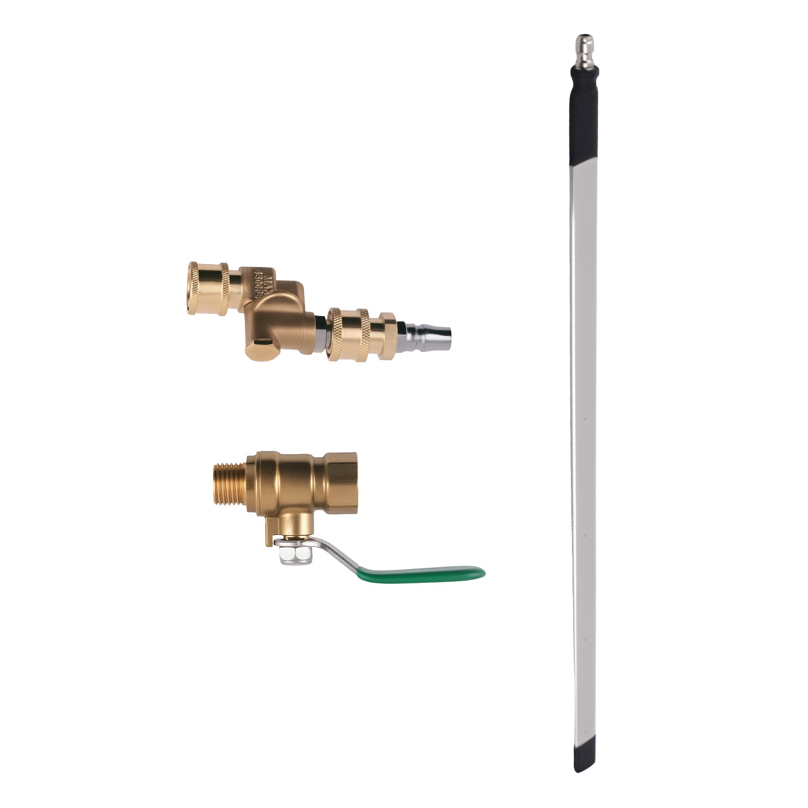 23.62″/60cm Radiator Flush Cleaning Wand High Pressure Stainless Steel Tool.