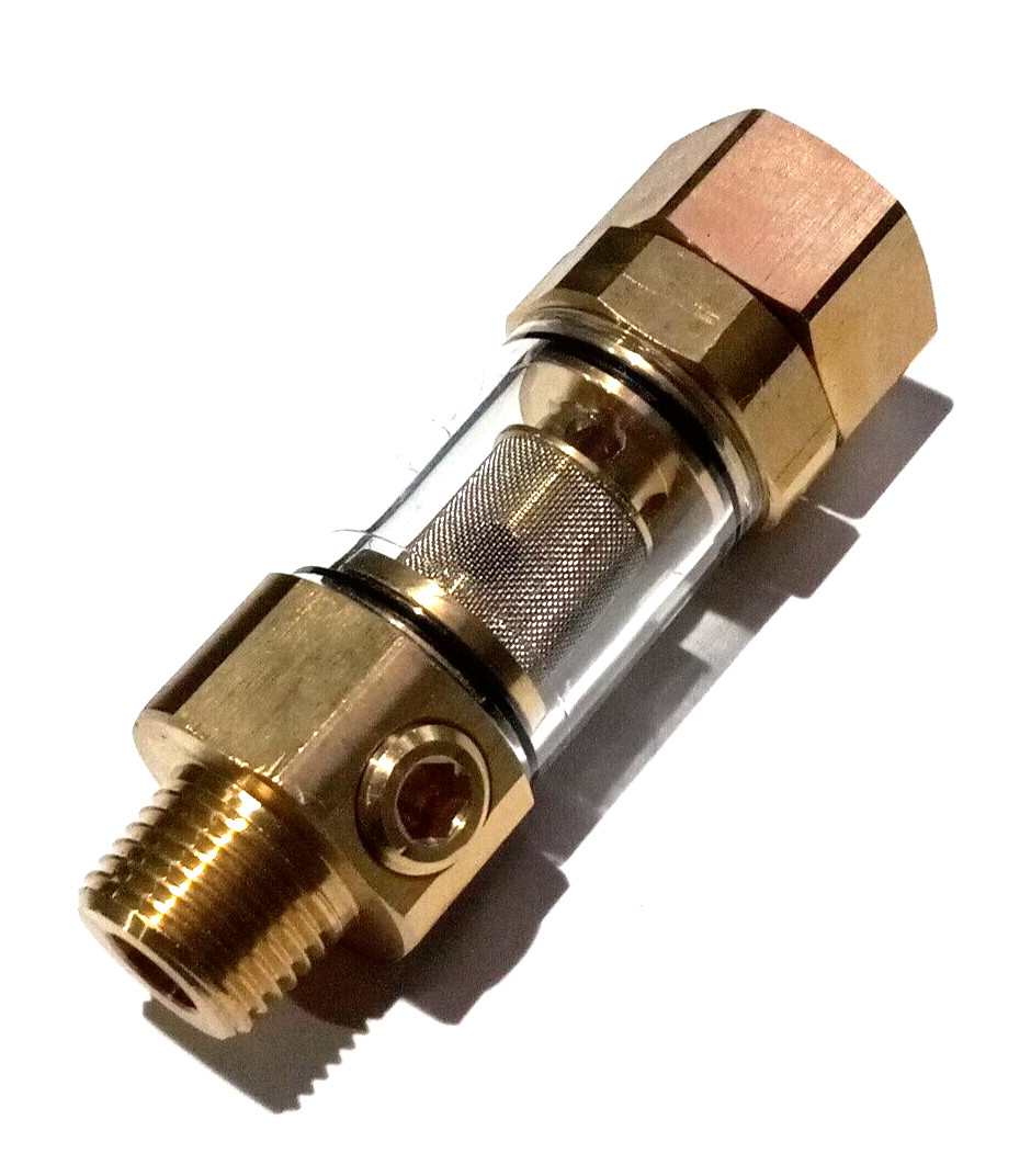 MTM ClearView In-Line Filter With One 1/4 Bypass, 1/2″ NPT x 3/4 Garden Hose