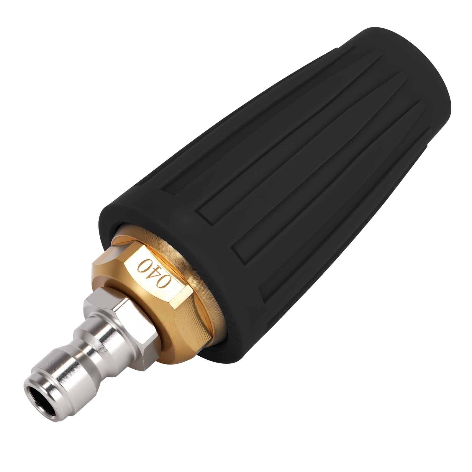Turbo Pressure Washer Nozzle, 1/4 Inch Quick Connect, 4000 PSI 360° Rotating …