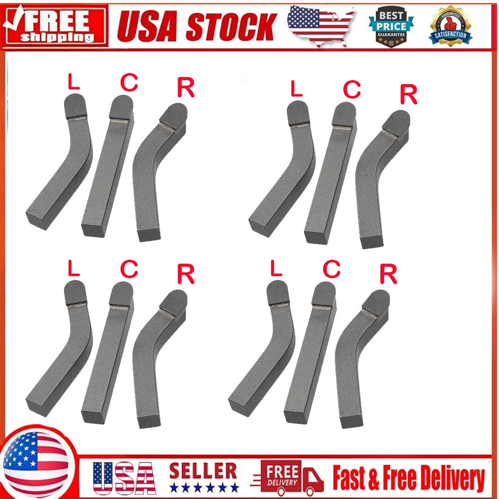 12 Pack Replacement 1/2″ x 1/2″ Black Stump Grinder Teeth For 500 Series