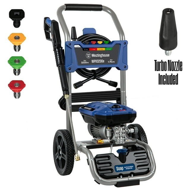 Westinghouse WPX3200e 3200-PSI 1.76-GPM Electric Pressure Washer with 5 Nozzles