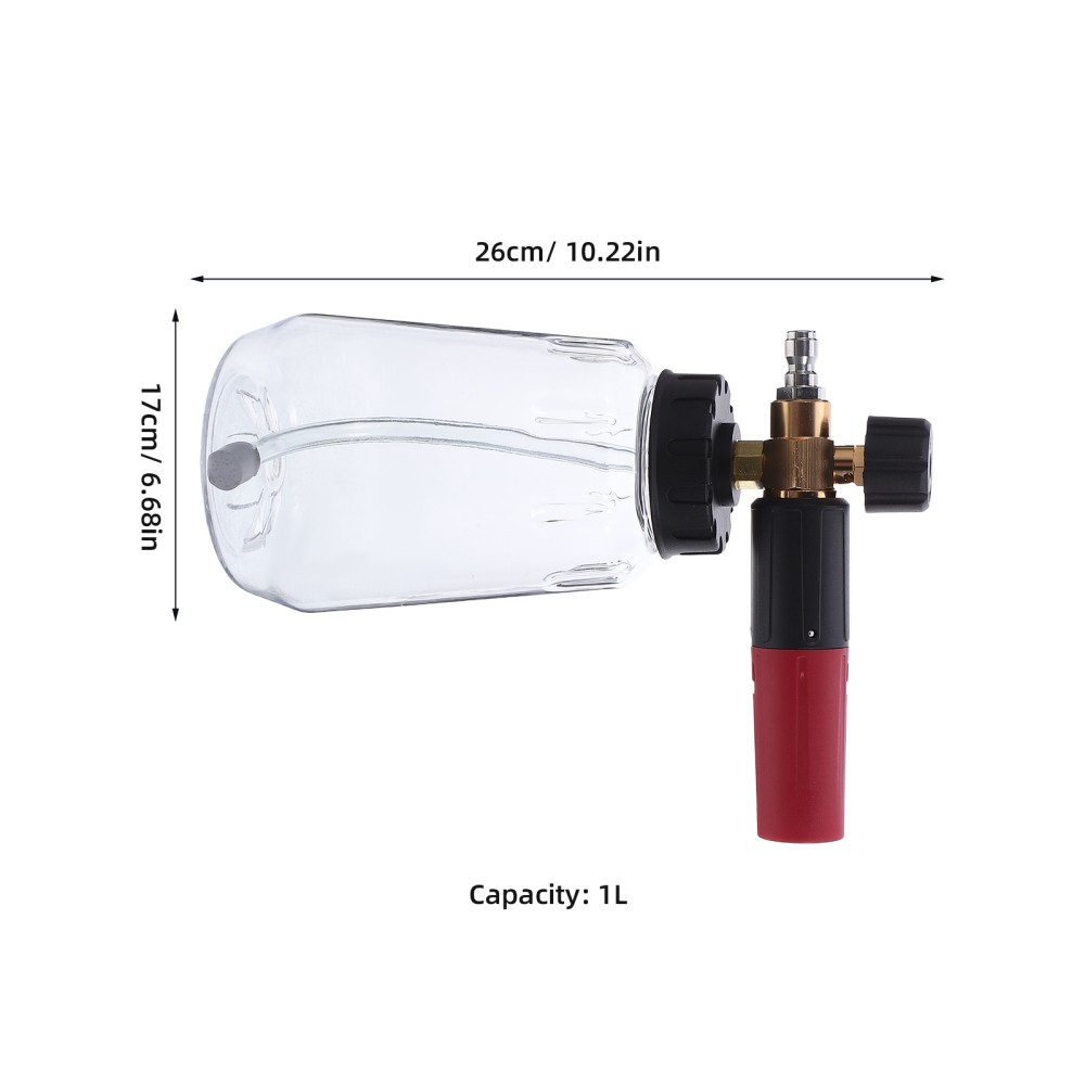 Power Washer Soap Attachment Hand Pump Sprayer Car Detailing Foam Bottle