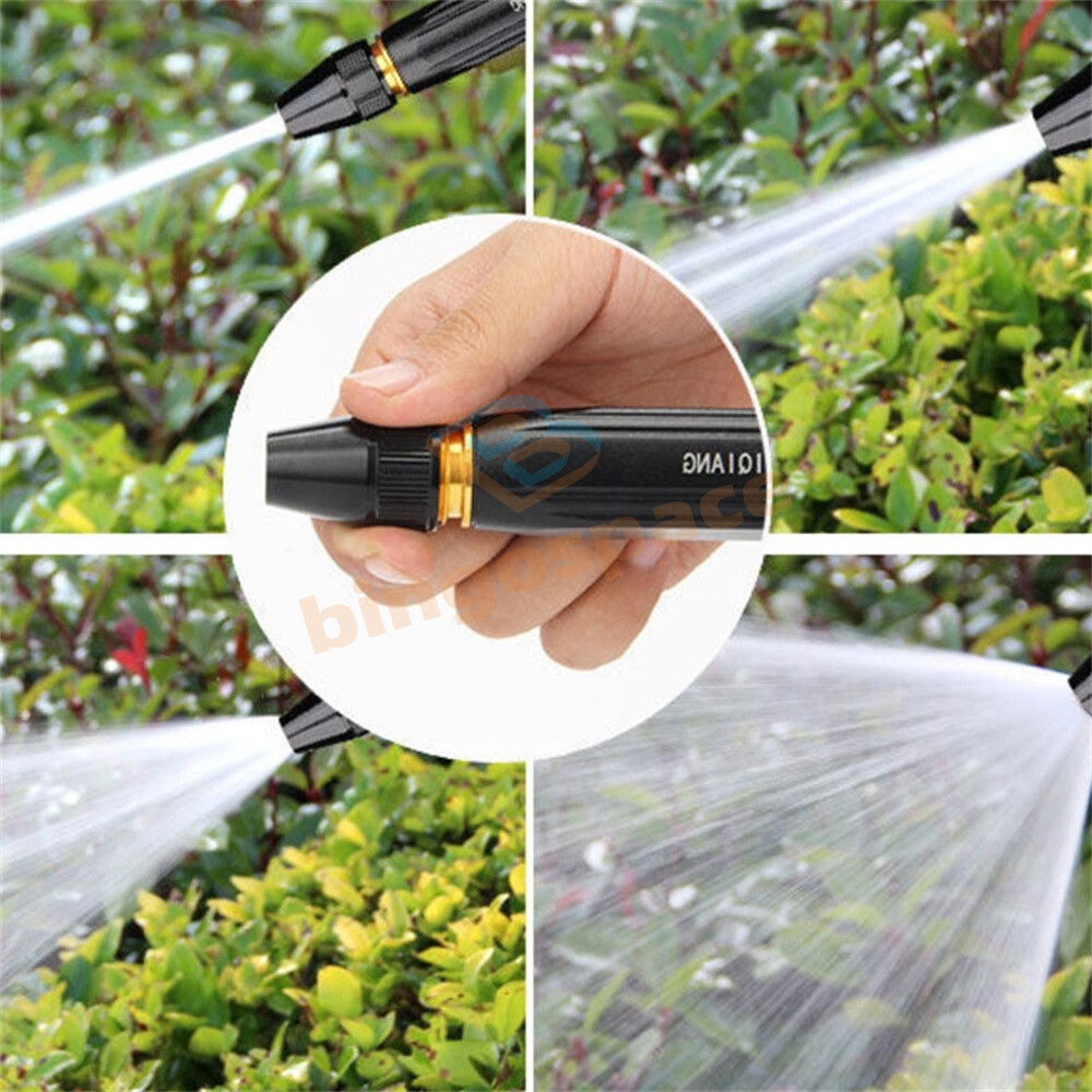 High Pressure Water Sprinkler Metal Brass Nozzle Car Garden Lawn Wash Hose Pipe.