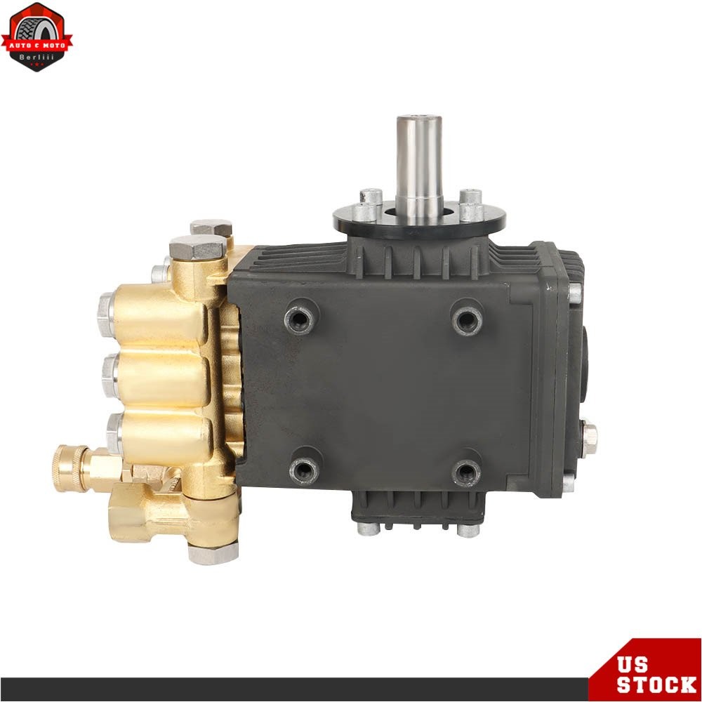 3600 PSI 4.9GPM Pressure Power Washer Pump 24mm Solid Shaft Belt Drive New