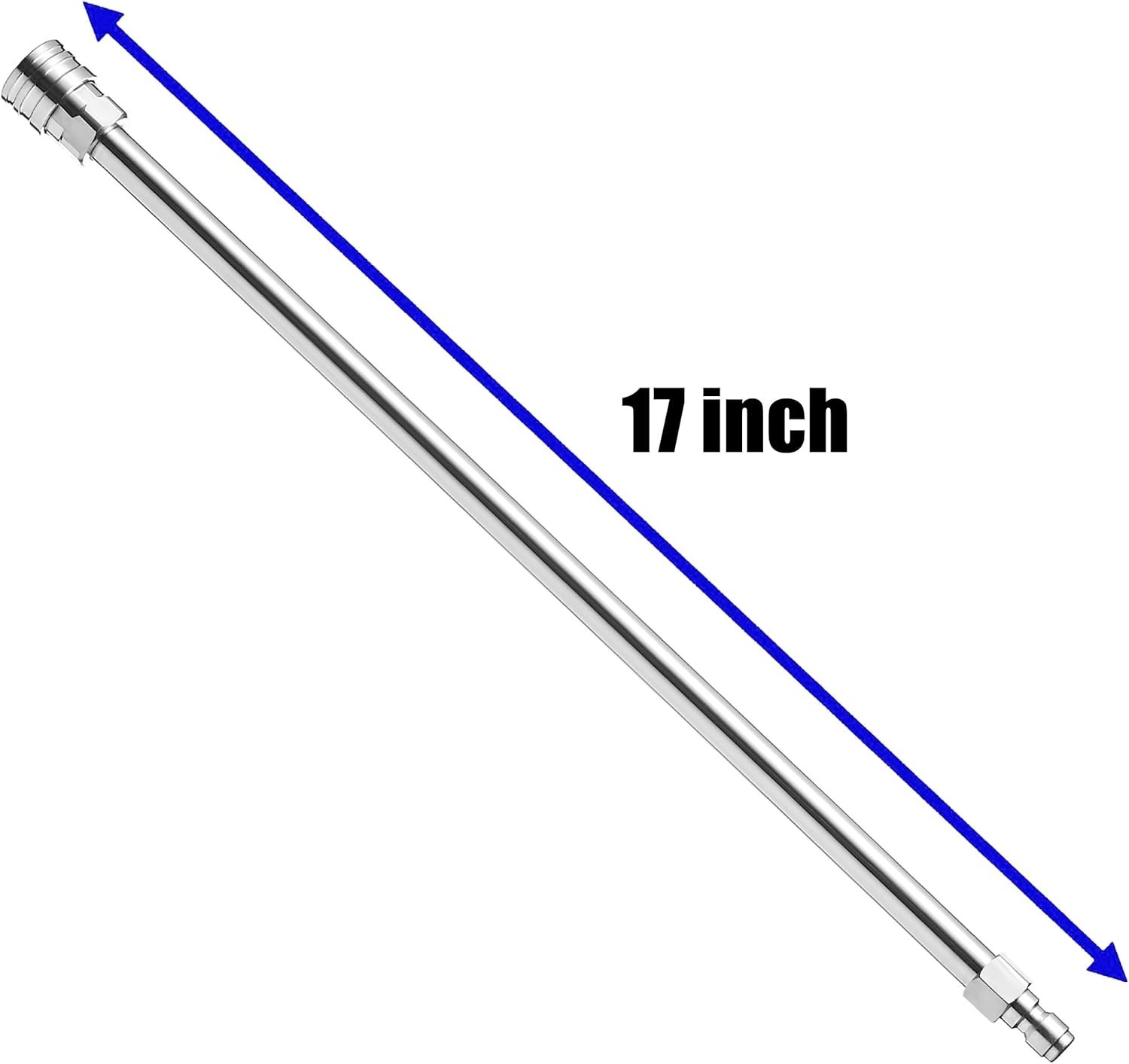 Pressure Washer Extension Wand, Power Washer Lance, 17 inch, 1/4 inch Quick C…