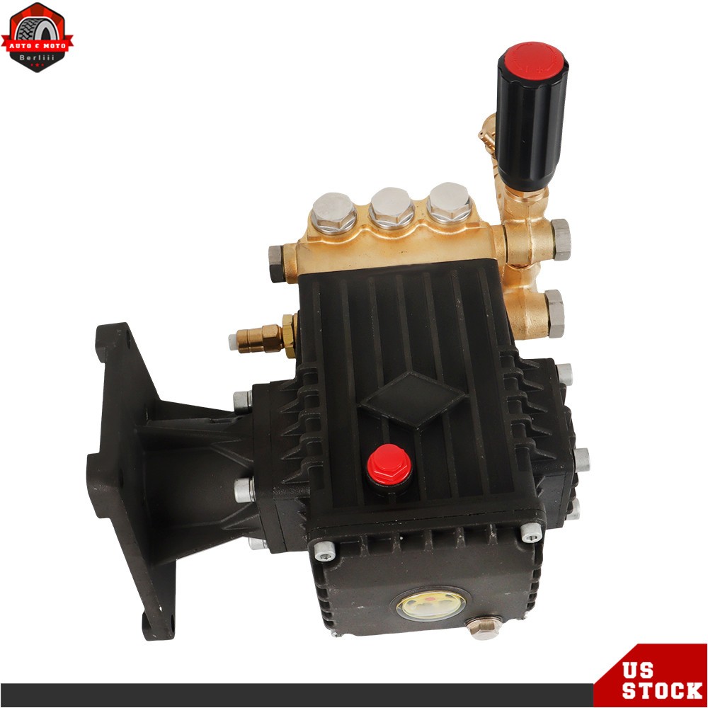 NEW G: 3000 psi at 4 US gpm, 9 hp at 3400 rpm 1-in Shaft Pressure Washer Pump