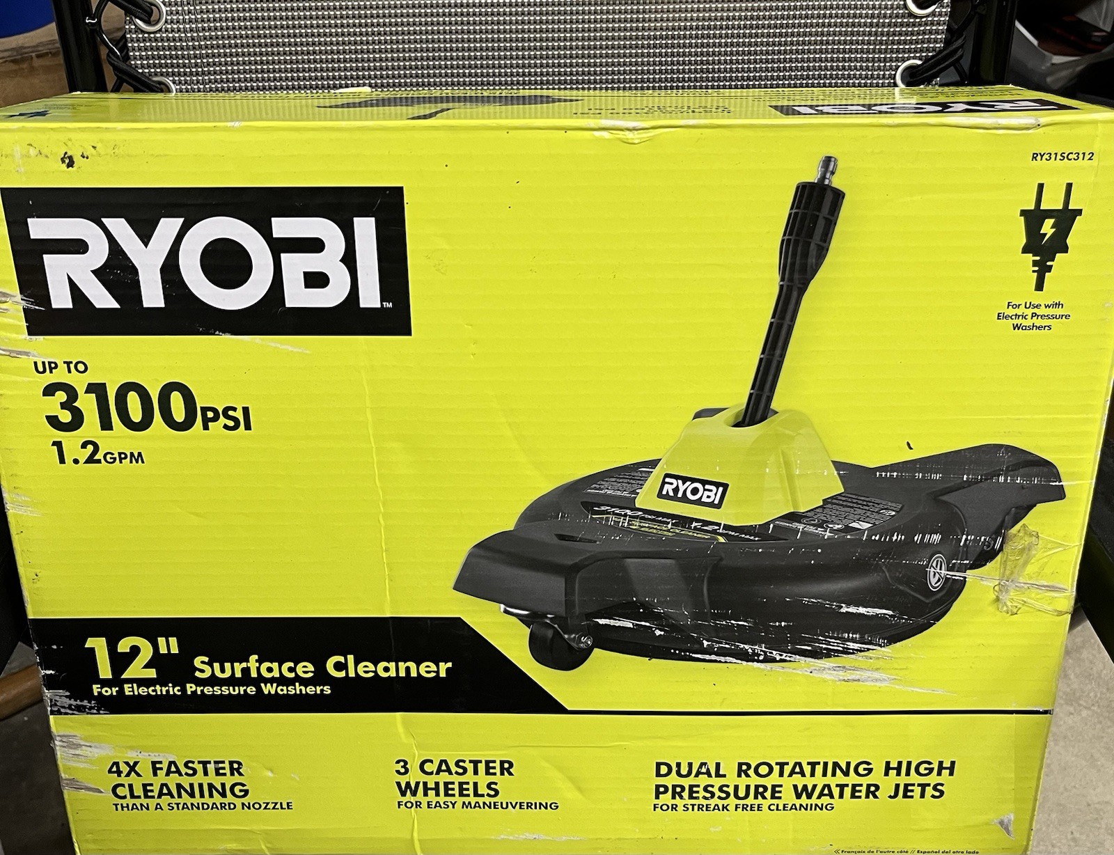 Ryobi 12” Surface Cleaner RY31SC312 Used One Time