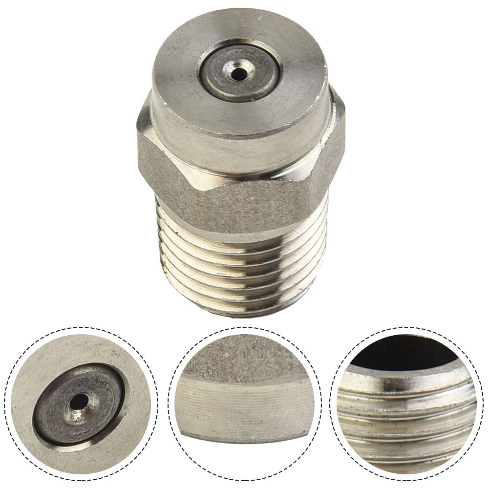1Pc Pressure Washer For Cleaner Nozzle Replacement Thread Type Spray New