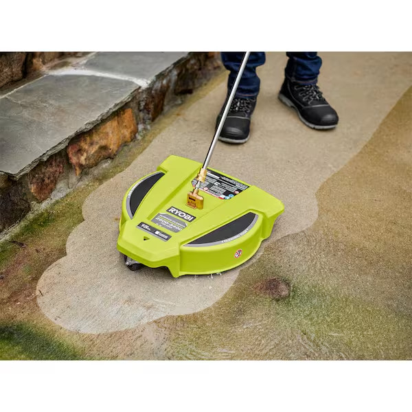 RYOBI 15 in. 3400 PSI Gas Pressure Washer Surface Cleaner w/Caster Wheels