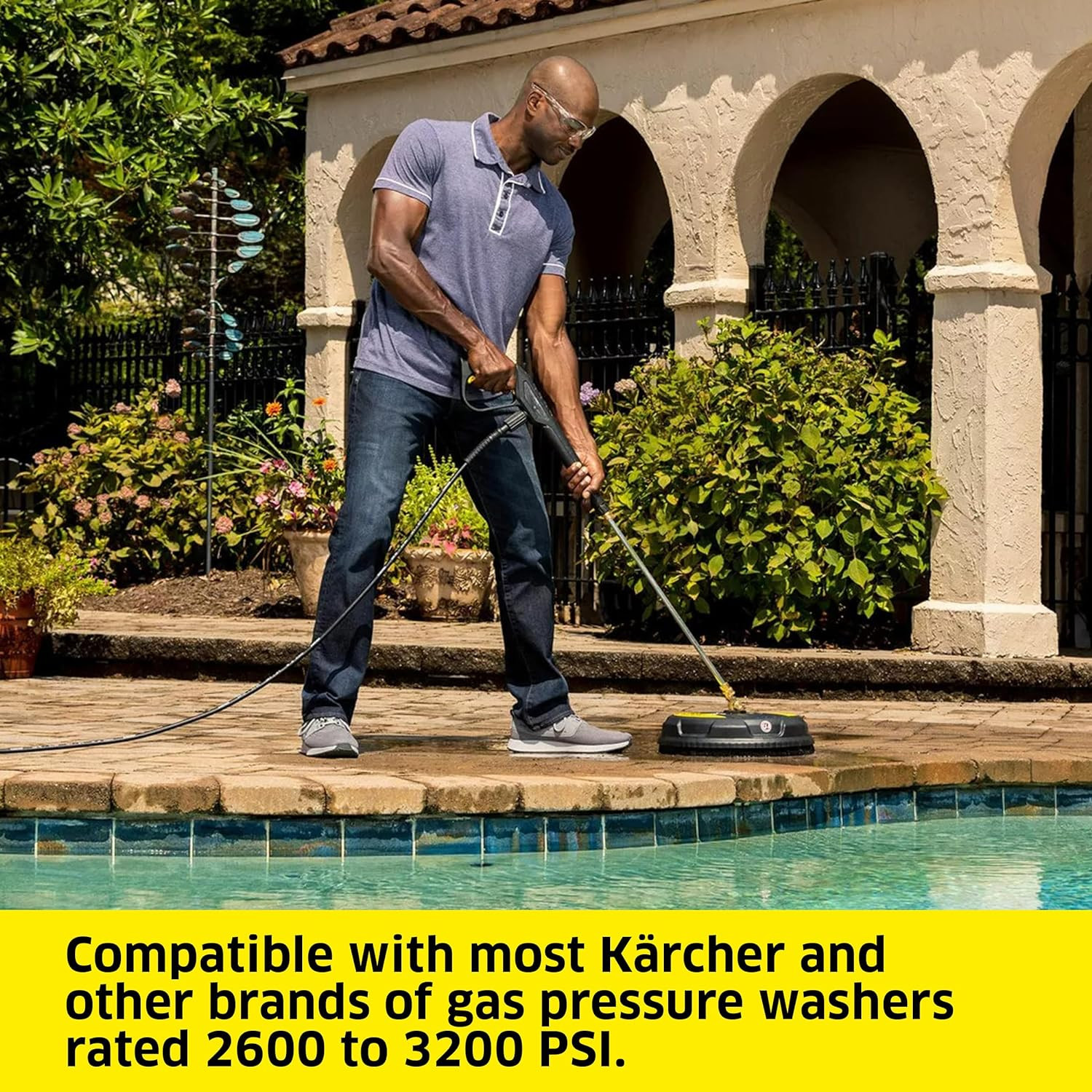 Kärcher Pressure Washer Surface Cleaner 15″, Quick Connect, 2600-3200 PSI, Ideal