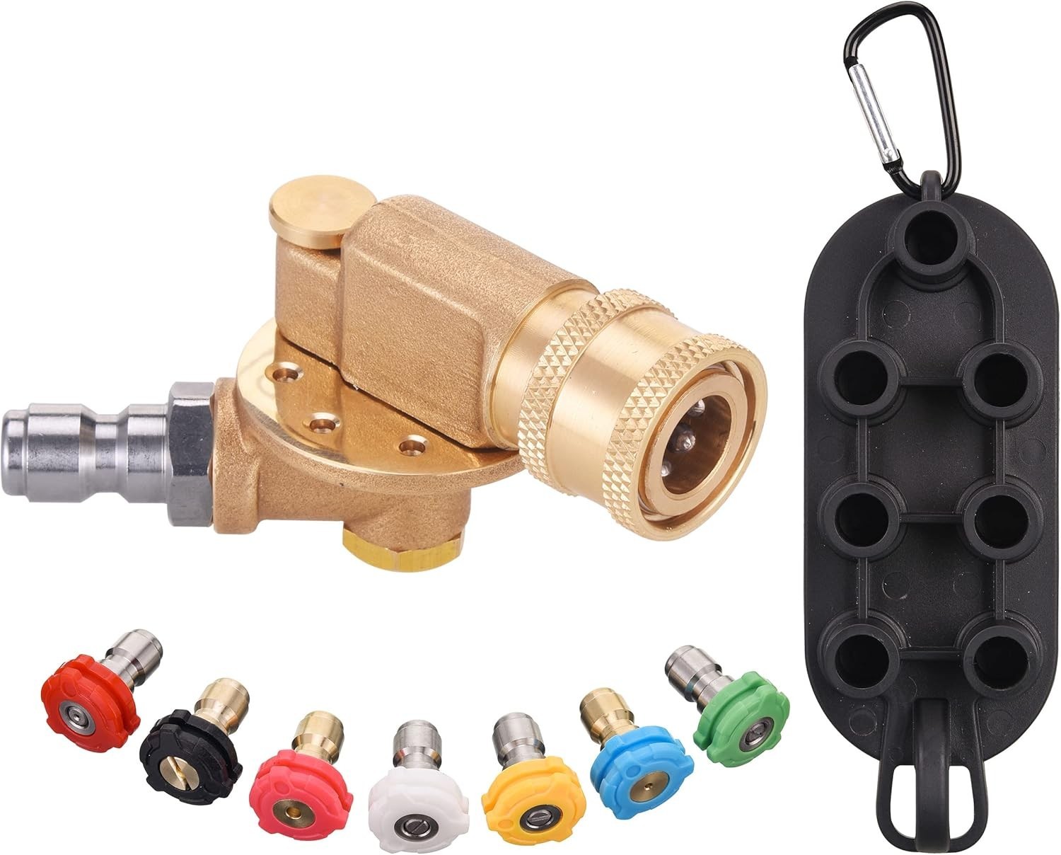 Pressure Washer Pivoting Coupler Kit, 240 Degree Rotation, Pressure Washer Ac…
