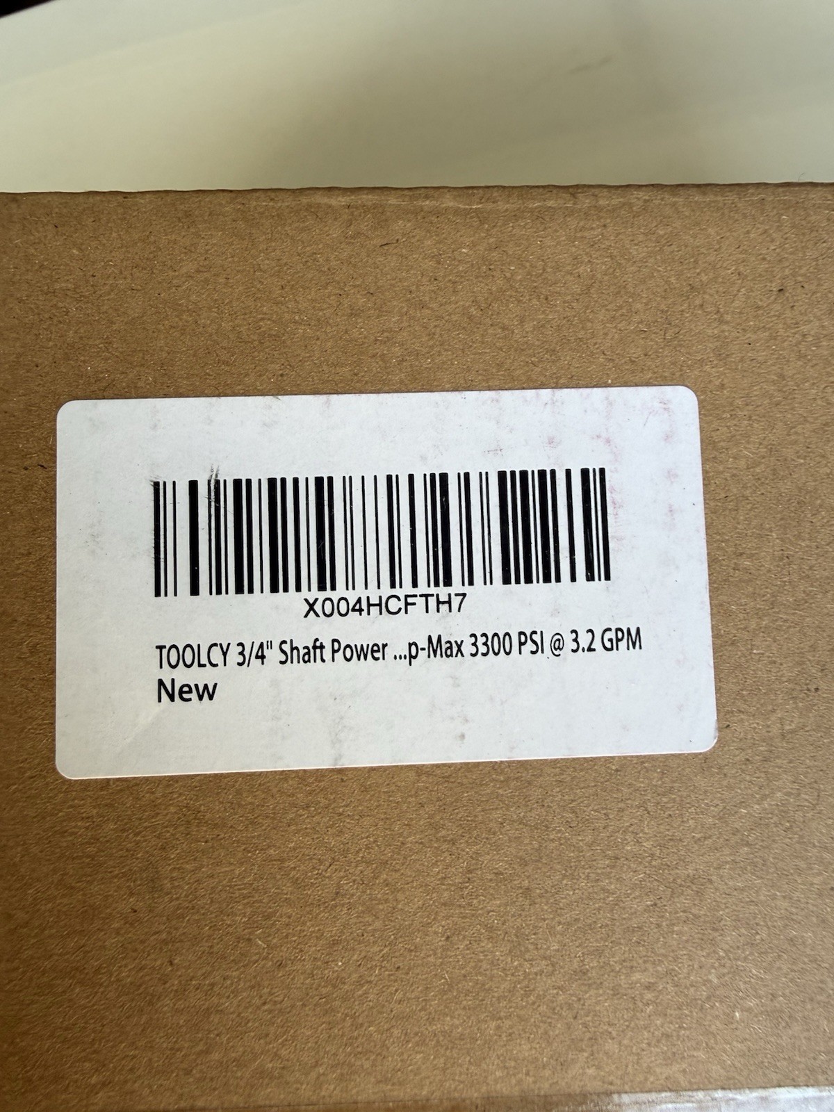 Toolcy 3/4” Shaft Power Pump Max 3300 PSI @3.2 GPM