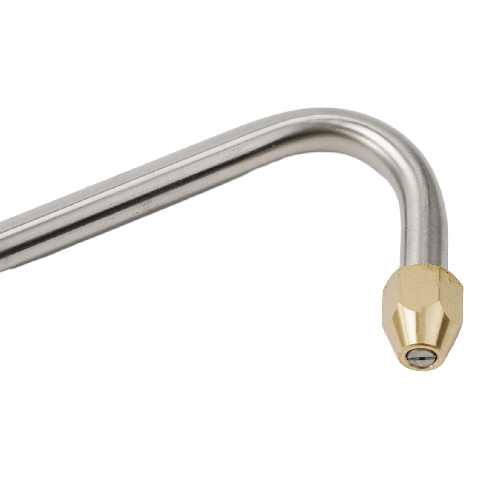 Flexible Stainless Steel Pressure Washer Extension Wand with Angled Nozzle