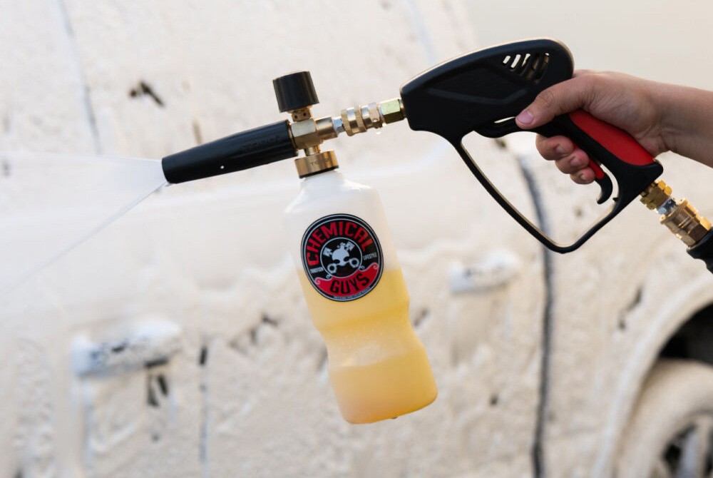 Chemical Guys TORQ 5000 psi Snubby Spray Gun w Foam Cannon Attachment