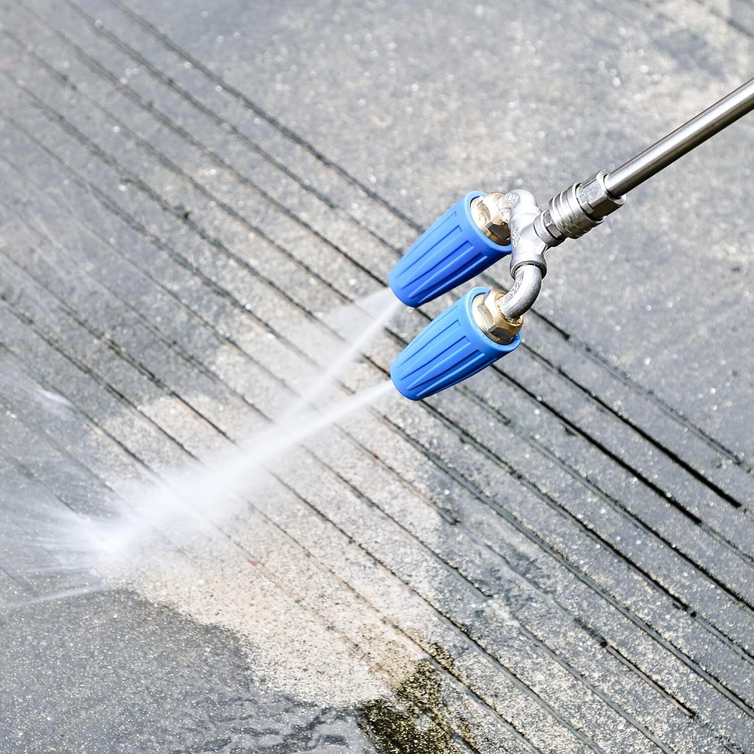 4000 PSI Dual Turbo Nozzle Pressure Washer 4-6 GPM 1/4″ Quick Connect Spray Tip