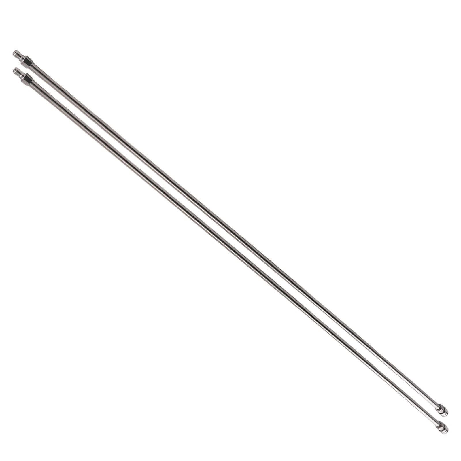 2 Pack 60in Pressure Washer Extension Wand 304 Stainless Steel 1/4 QC
