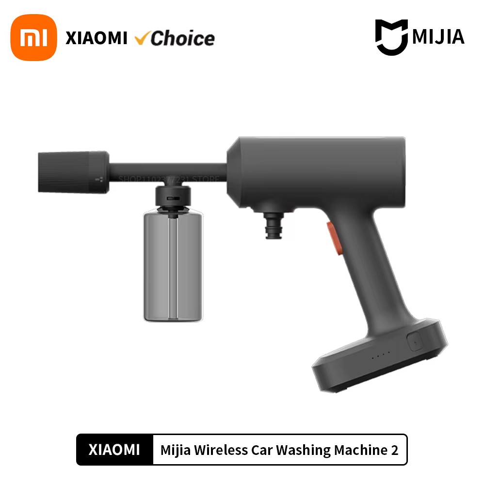 Original Mijia Wireless Car Washer 2 160L/H Large Water Volum Efficient Flushin