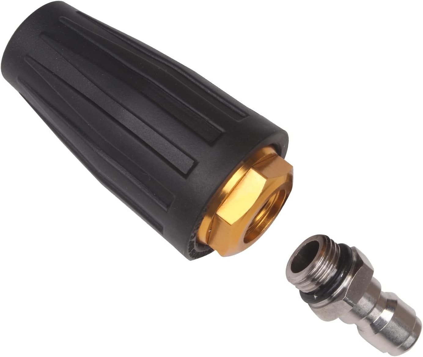 Versatile 4000PSI Turbo Nozzle with Quick Connect and 7 Tips for All Surfaces