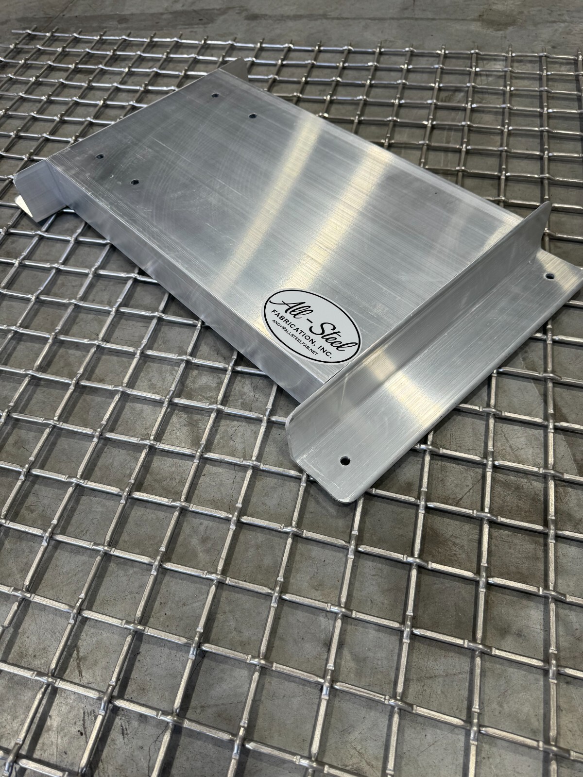 Pressure Washer Skid Plate, HD Fully Welded Aluminum commercial grade USA MADE