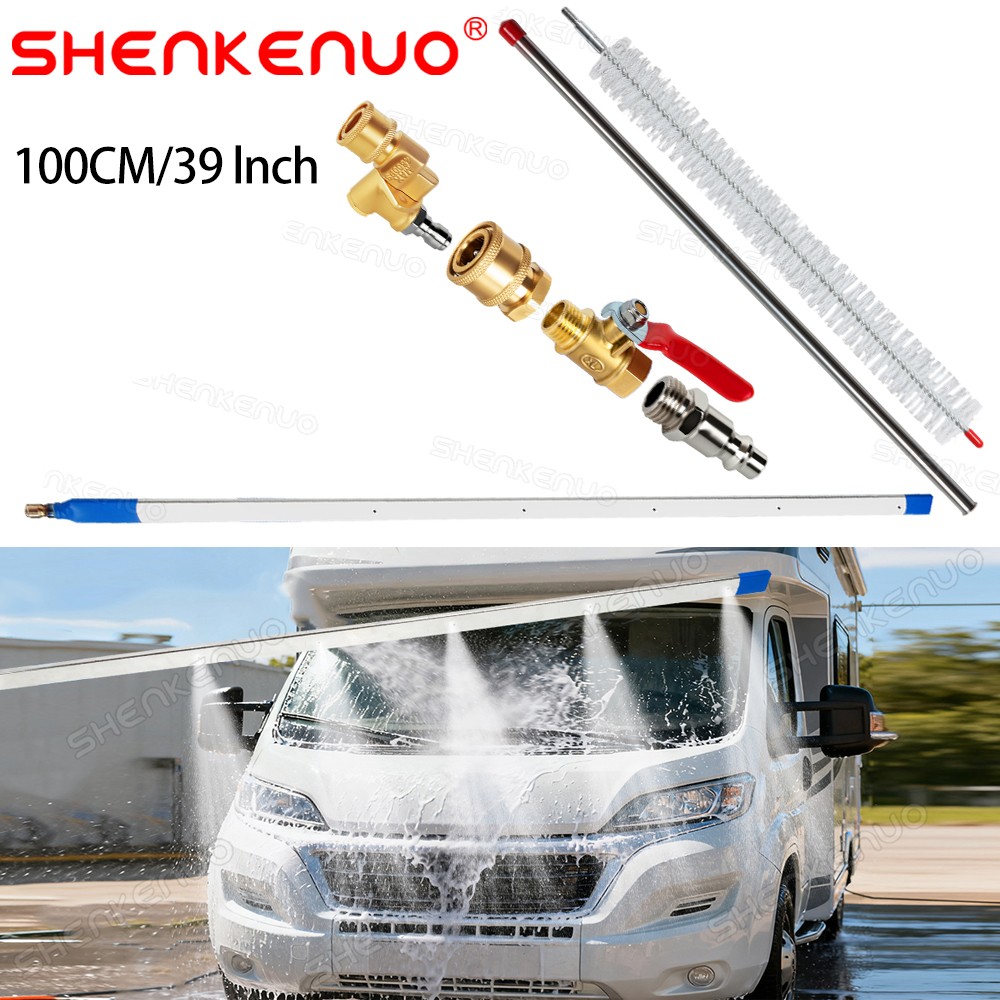 100CM Radiator Cleaning Wand for Car & Truck, Power Washer Flush Cleaner Tool