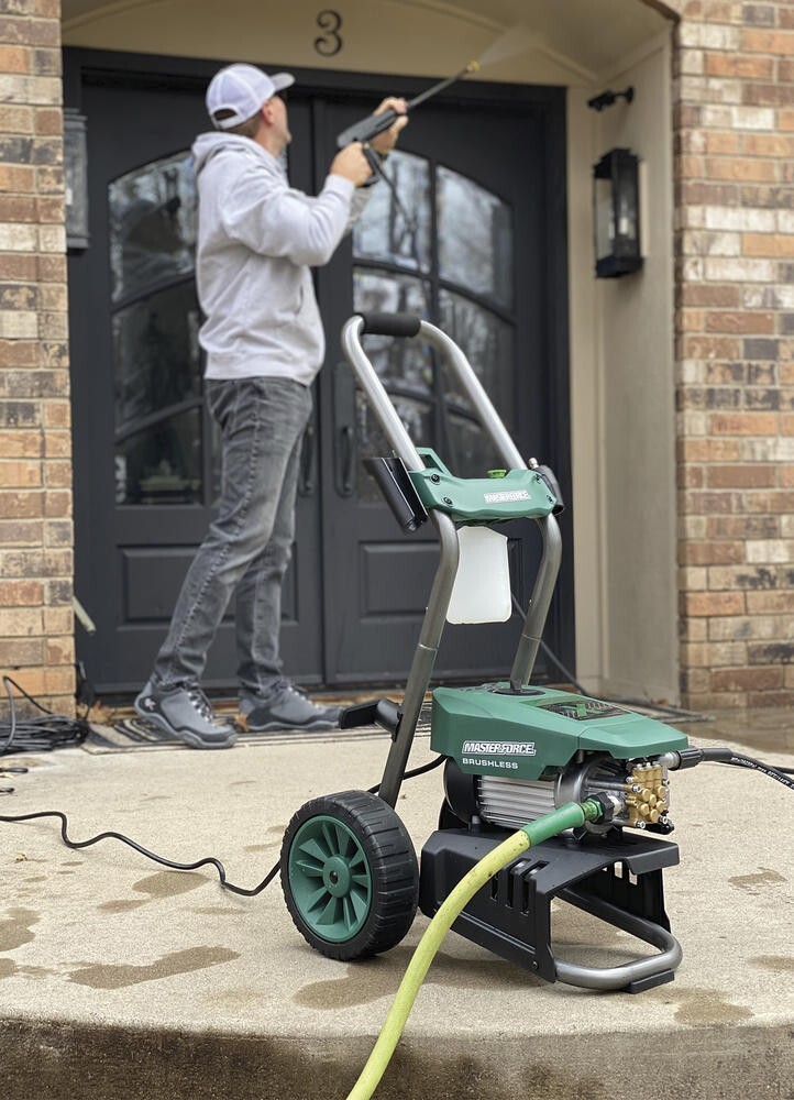 2000 PSI 1.2 GPM 13 Amp Corded Electric Low Profile Mobile Pressure Washer
