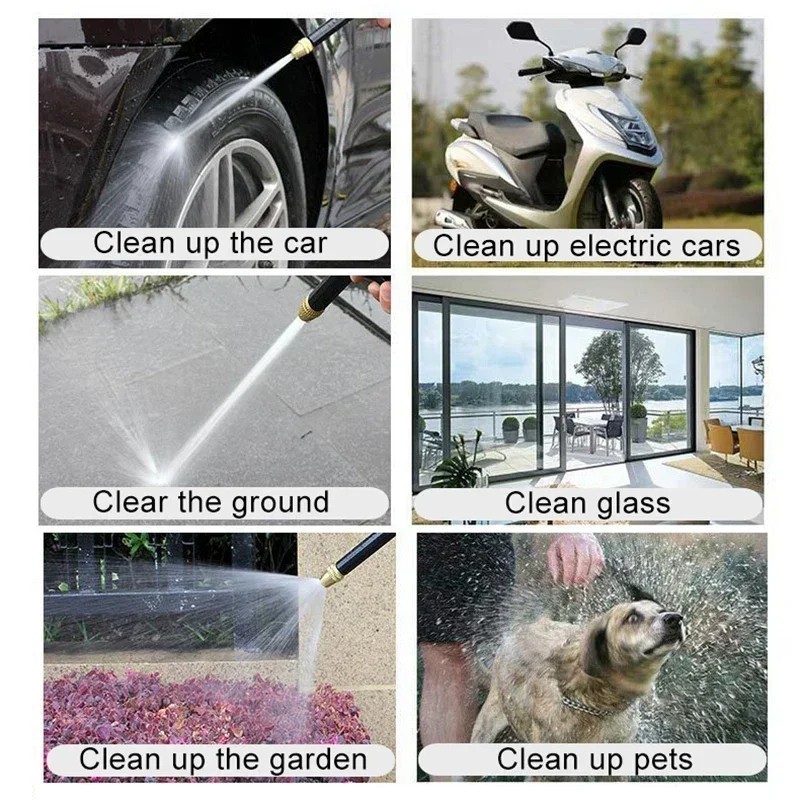 High Pressure Water Gun Car Washer Garden Sprayer Cleaning Tool Kit