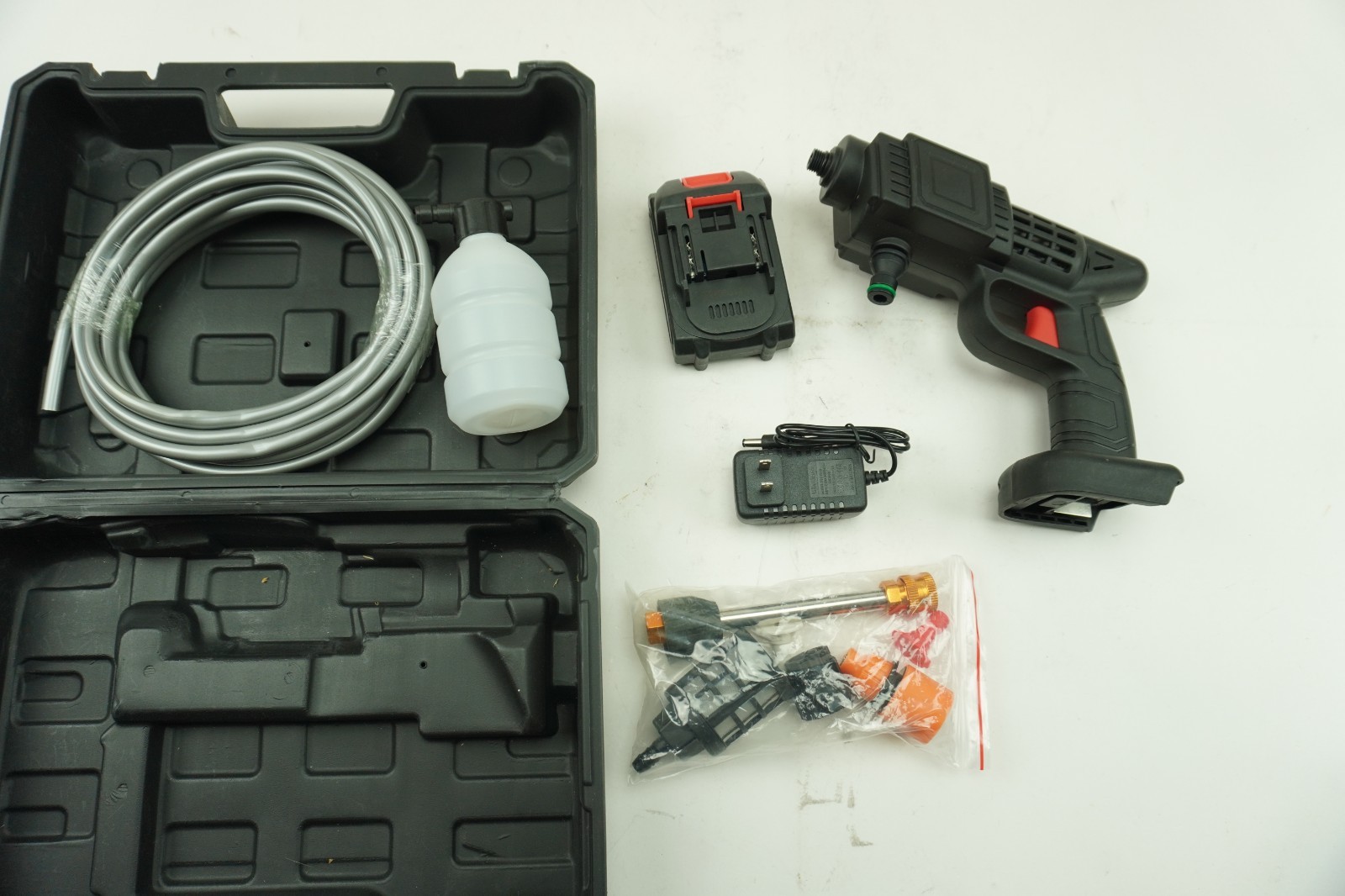 48V Quality Plastic Soft Grip Multiple Modes Car Wash Tornado Engines Gun