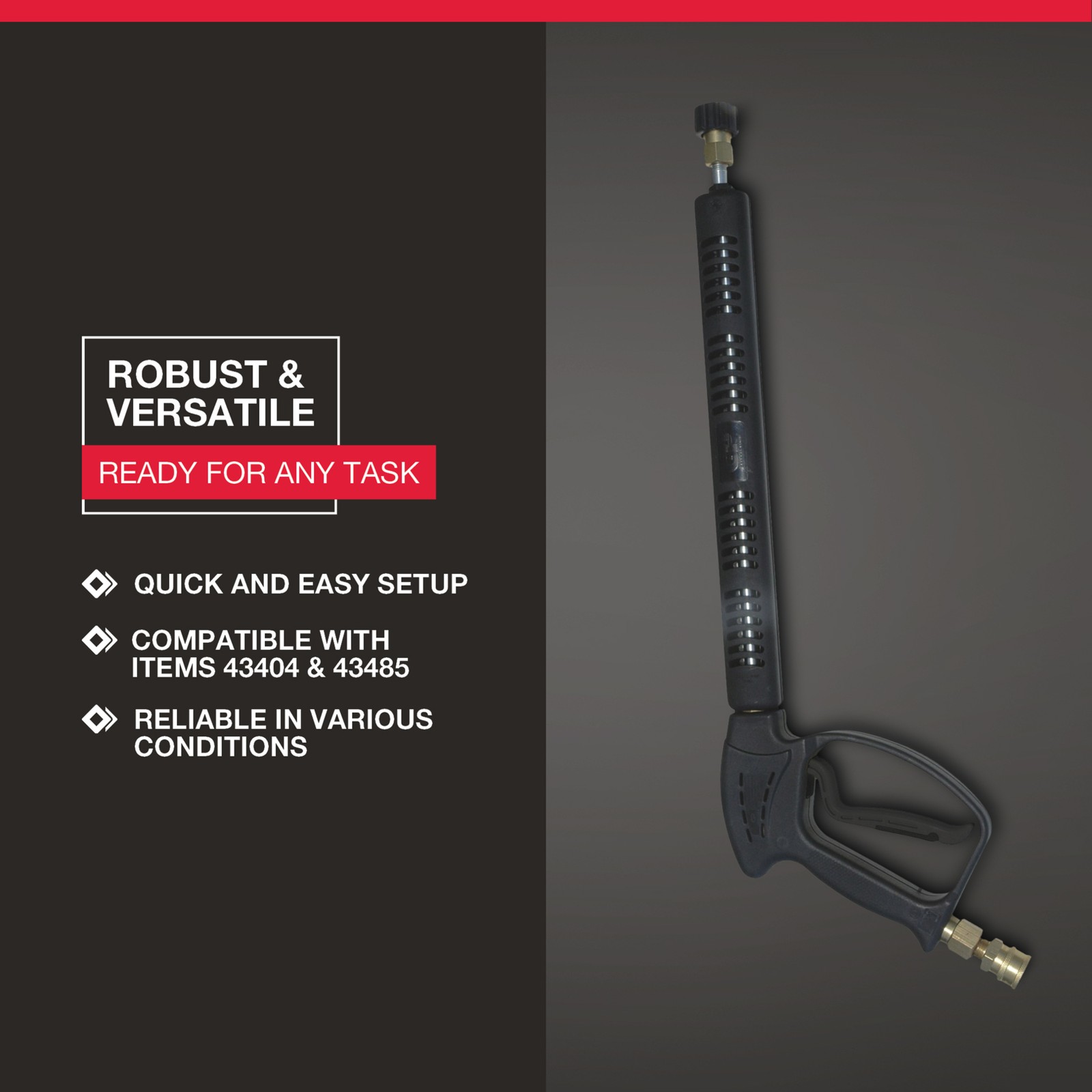 NorthStar Pressure Washer Trigger Spray Gun/Lance Combo, 5000 PSI, 10.5 GPM