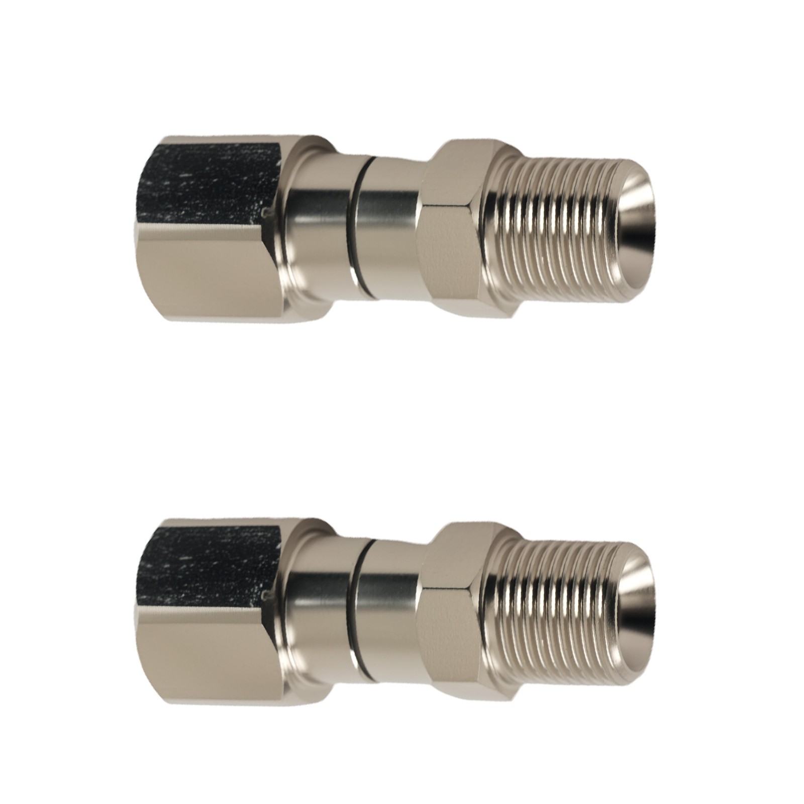 3/8″ NPT 360° Swivel Adapter for Pressure Washer Hose Gun Stainless Steel