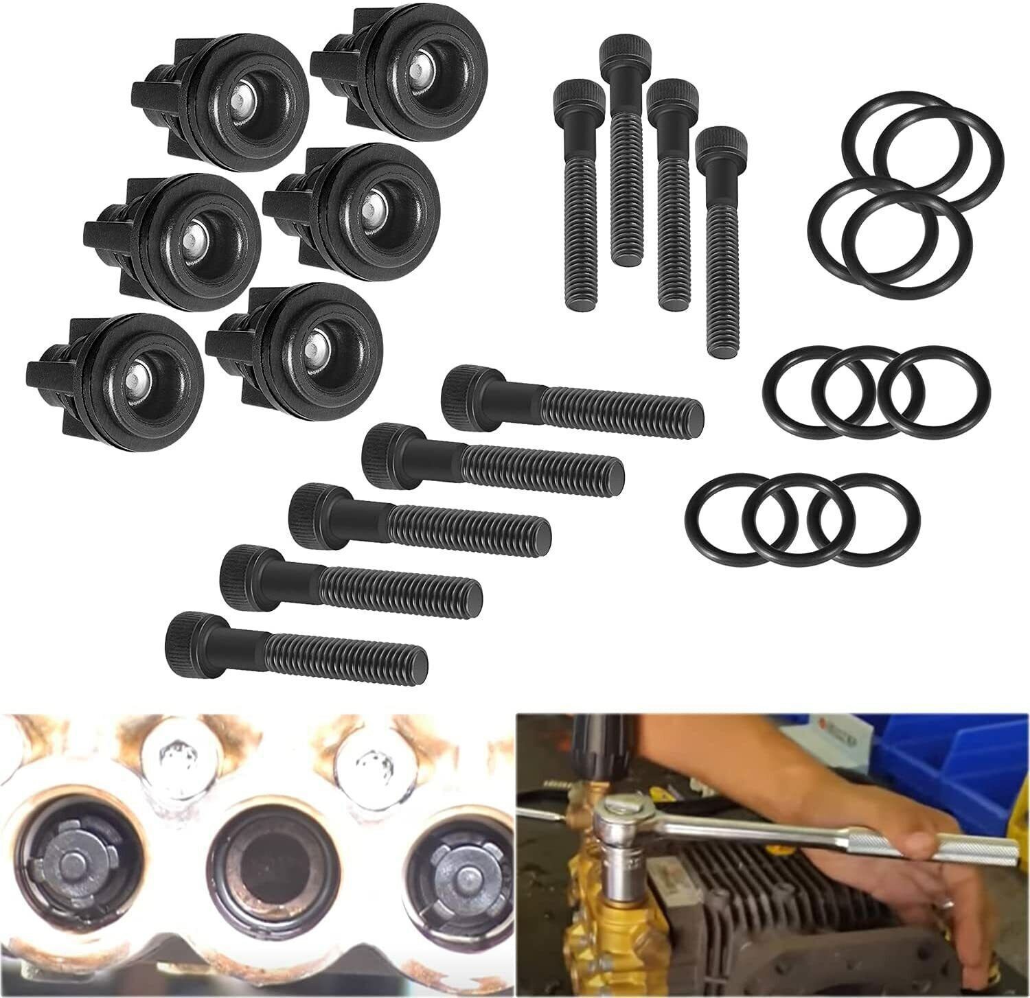 For Briggs and Stratton Craftsman Pressure Washer Pump Valve Check Kit 190591GS