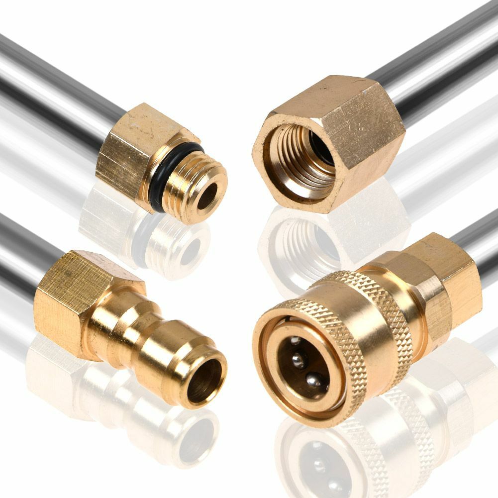 Gutter Cleaning Tool High Pressure Washer Wand Lance Nozzles & Pivoting Coupler