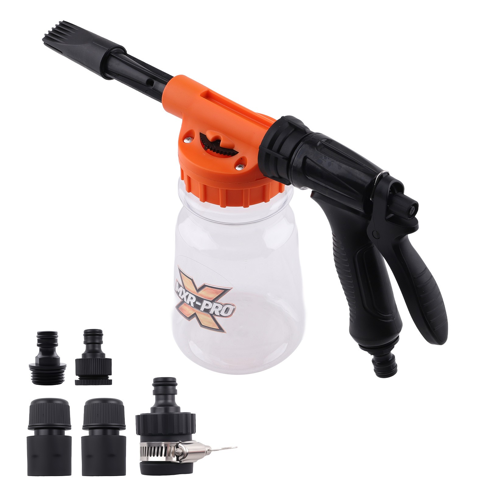 1L Car Wash Foam Cannon Gun Kit Quick Connector 6-10 Bar Pressure Sprayer