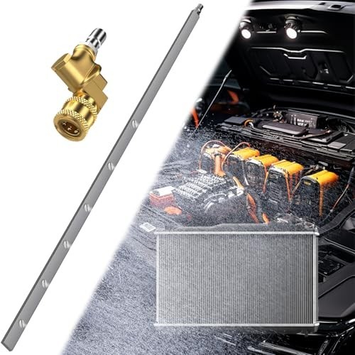 39”Portable Radiator Cleaning Wand,4500 PSI Radiator Flush and Cleaner Tool,Qui