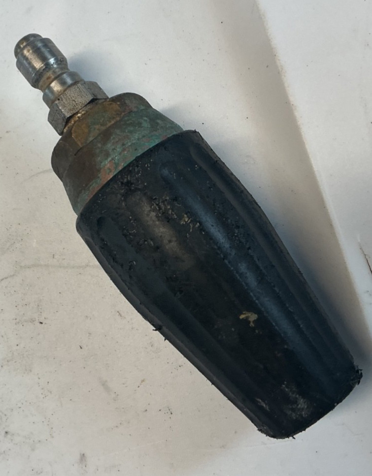pressure washer rotating turbo nozzle max 3628 psi (used) 1/4 inch