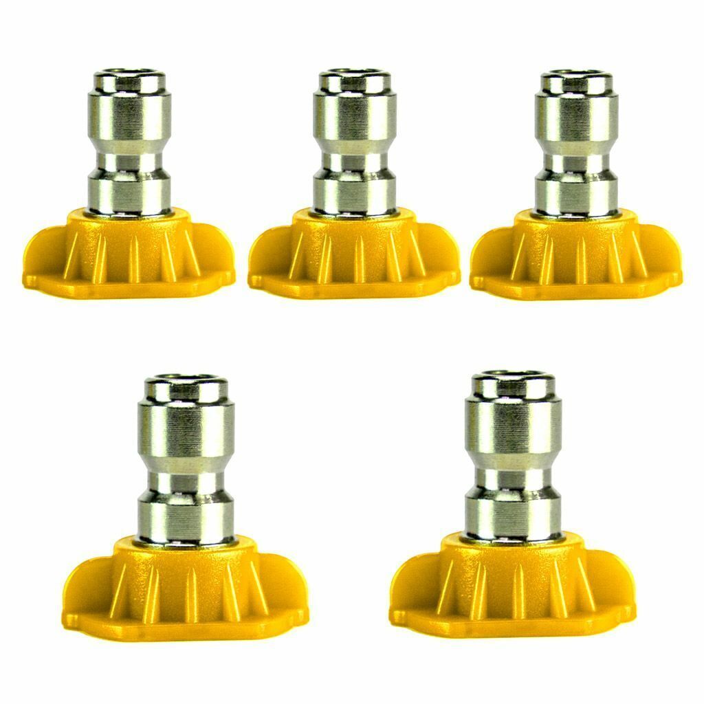 1-5Pcs Pressure Washer Spray Nozzle Tips 1/4 Quick Connect Design 2.5-4.0 GPM US
