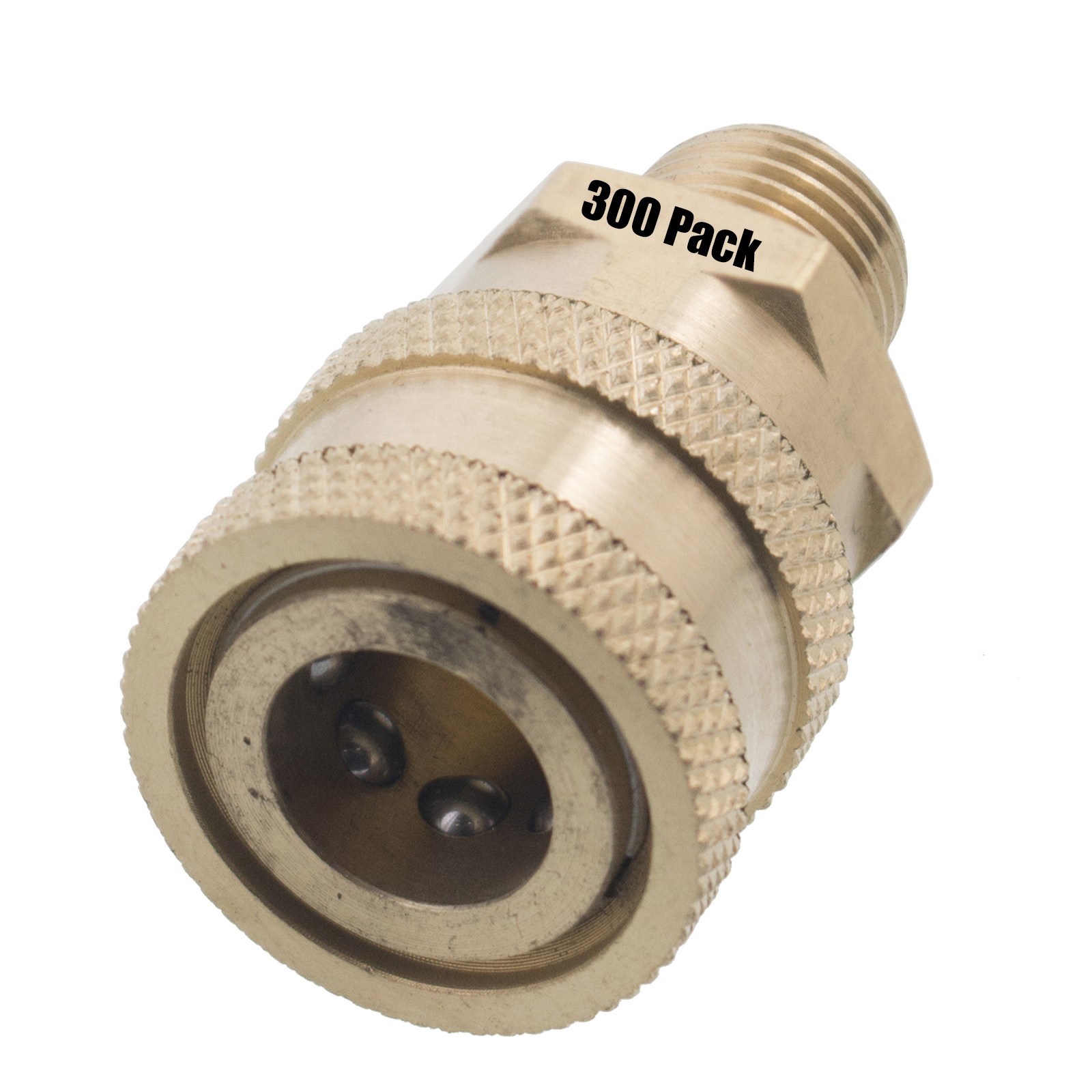 (300) 1/4″ MPT Male Brass Socket Quick Connect Coupler Pressure Washer Nozzle