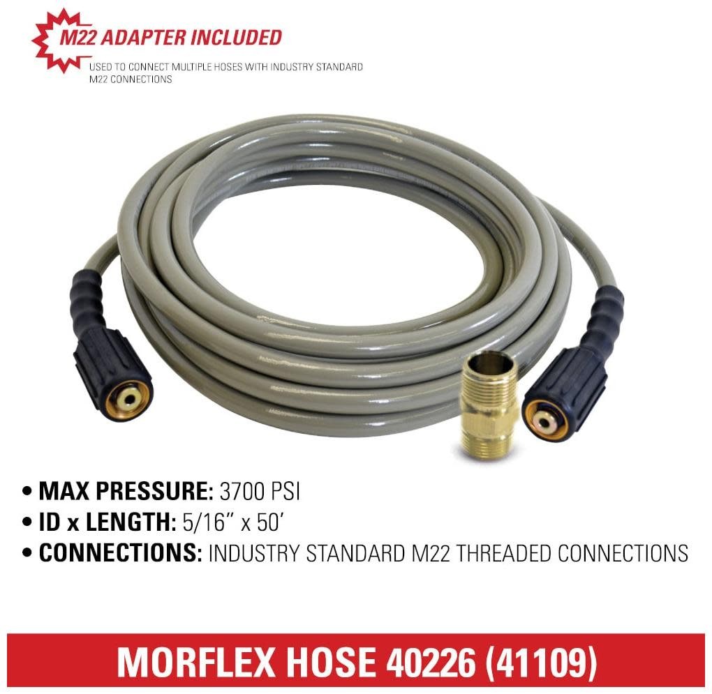 Simpson 41109 Simpson MorFlex 50-Foot (5/16″) 3700 PSI High