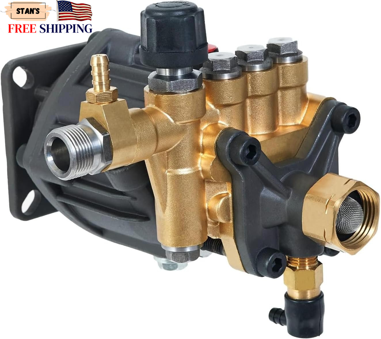 Canpump CH 2830 G: 2800 psi @ 3 US gpm Pressure Washer Replacement Pump 3/4 NEW