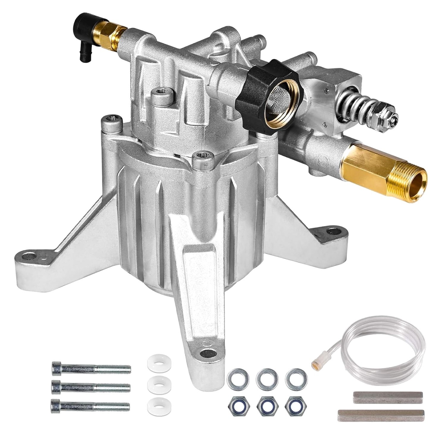Versatile Rear Inlet/Outlet Pressure Washer Pump – 2.5 GPM, Easy Start Design