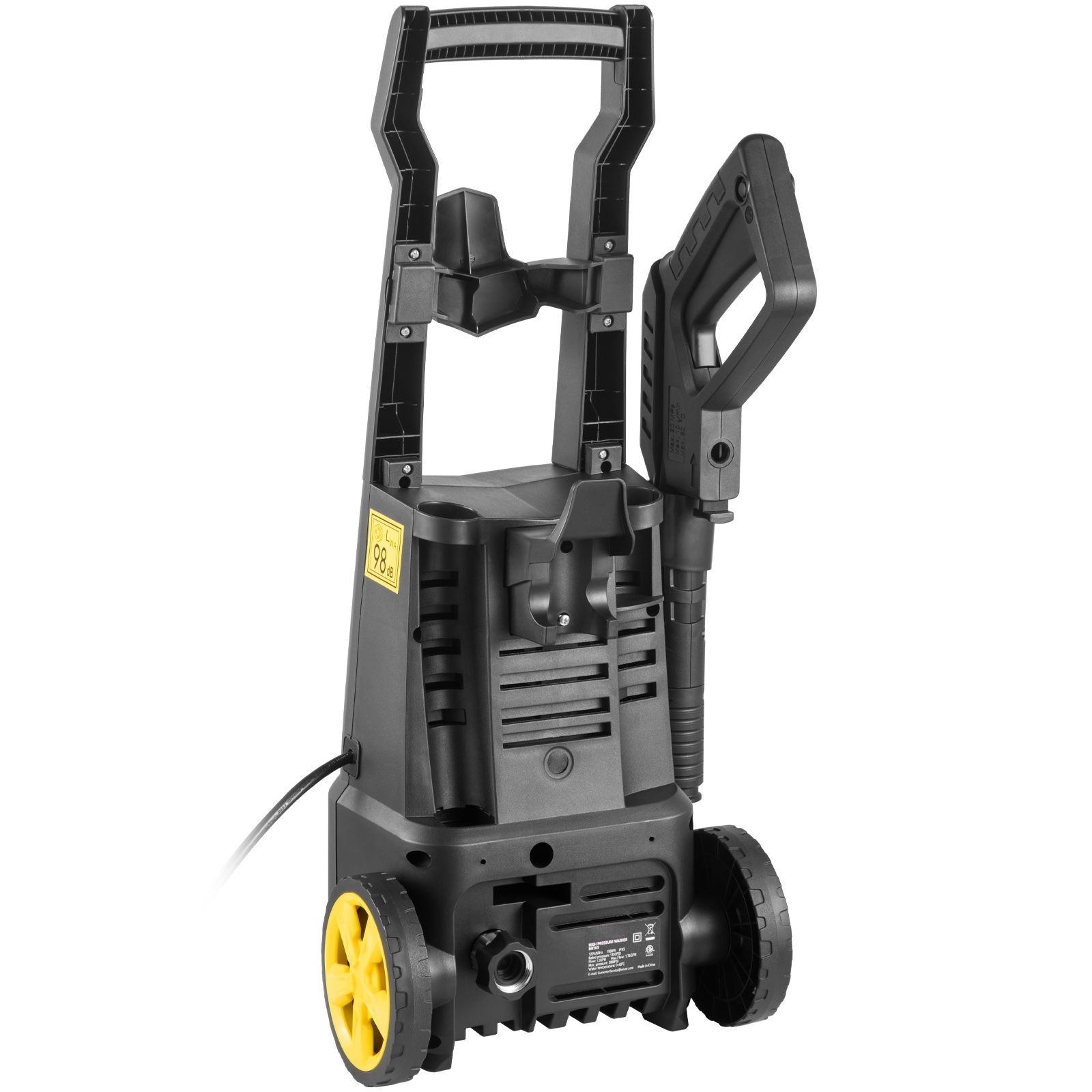 Electric Power Washer, 2000 PSI, Max 1.65 GPM Pressure Washer with 30 ft Hose &