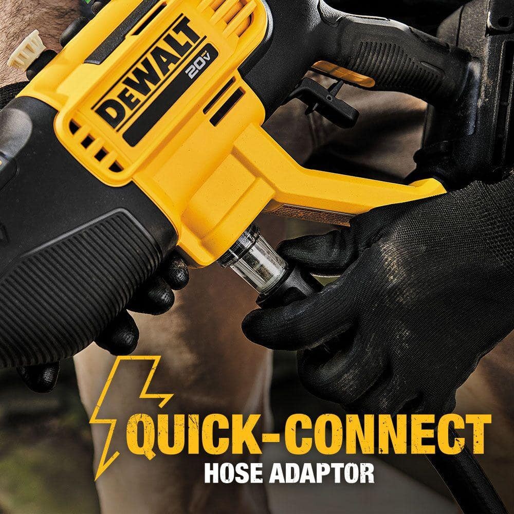 DEWALT 20V MAX 550 PSI 1.0 GPM Cordless Power Cleaner w 4 Nozzles Tool Only