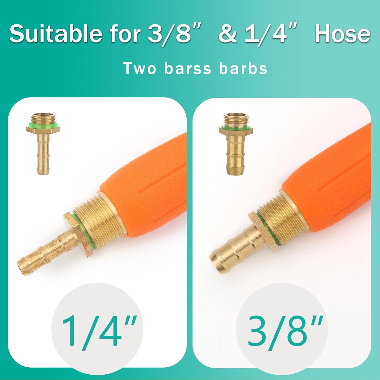 24 Inches Metal Sprayer Wand Compatible with Pump Sprayer 1/4″ & 3/8″ Brass
