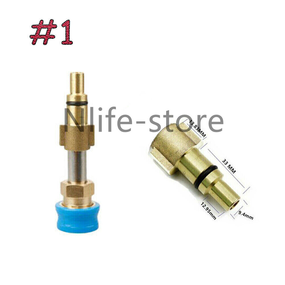 Snow Foam Lance Cannon Connector Pressure Washer Gun Adapter 5Colorful Nozzles