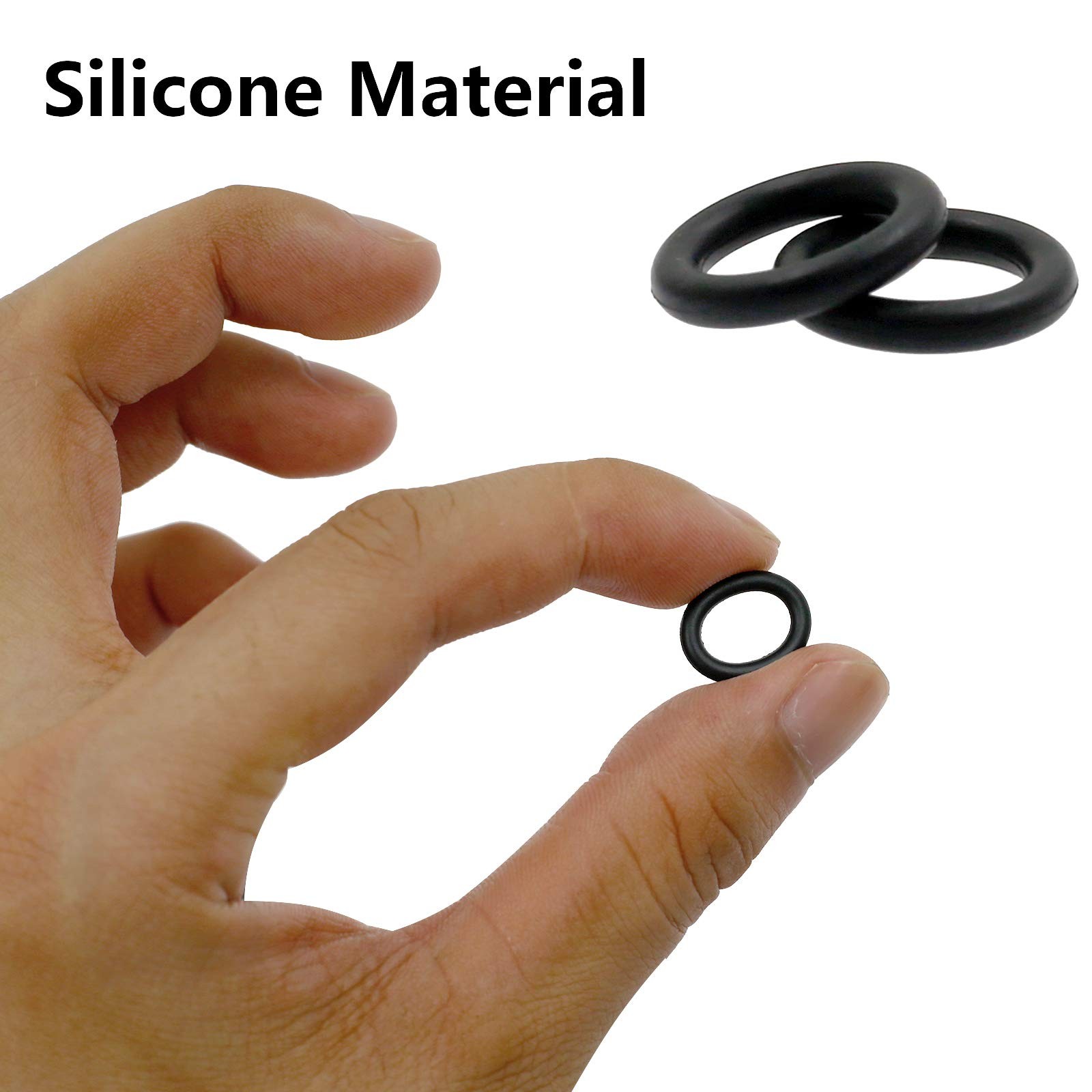 50Pcs Power Pressure Washer O-Rings for 1/4 Inch M22 Quick Connect Coupler (Blac