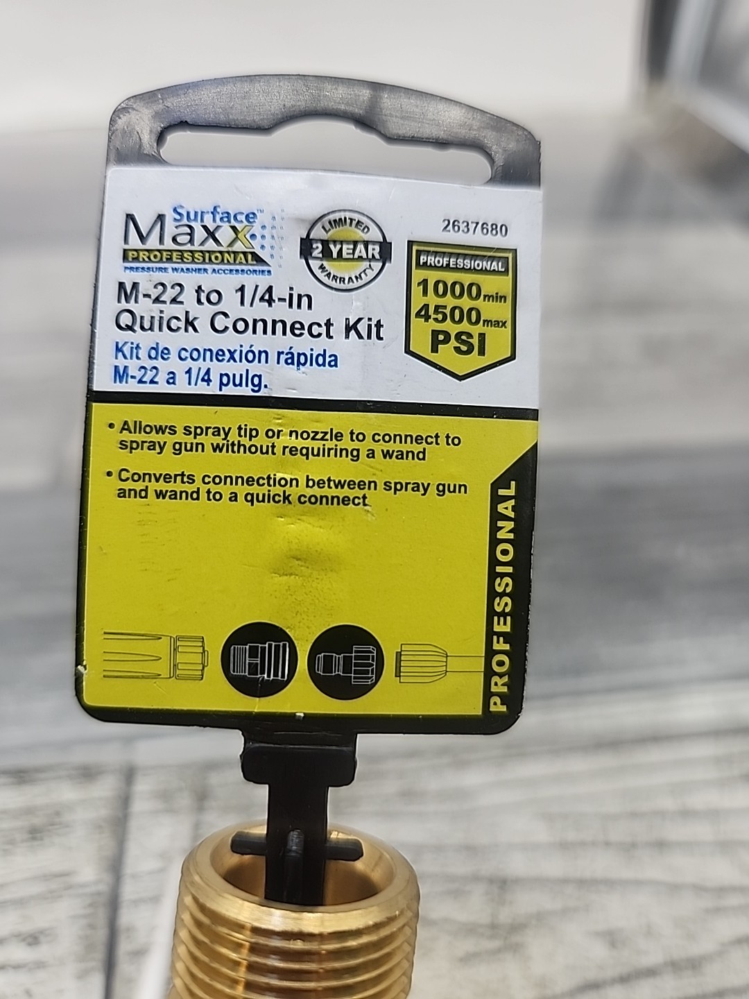 Surface Maxx M-22 to 1/4-in Quick Connect Kit [113]