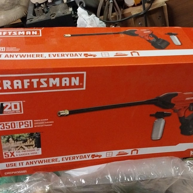 Craftsman V20 20V Cordless Pressure Washer 350 PSI CMCPW350D1