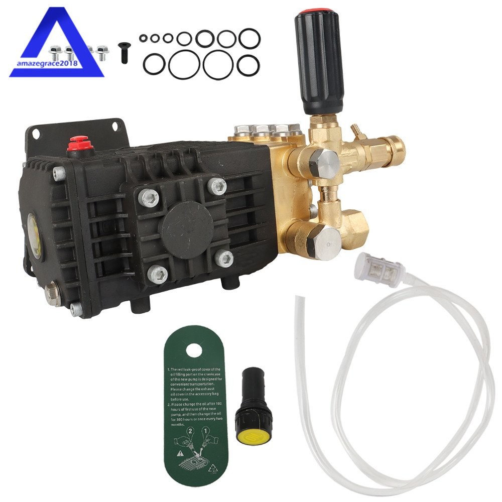 1″ Shaft Pressure Washer Pump Horizontal 4GPM 3000PSI /4000PSI /4400PSI