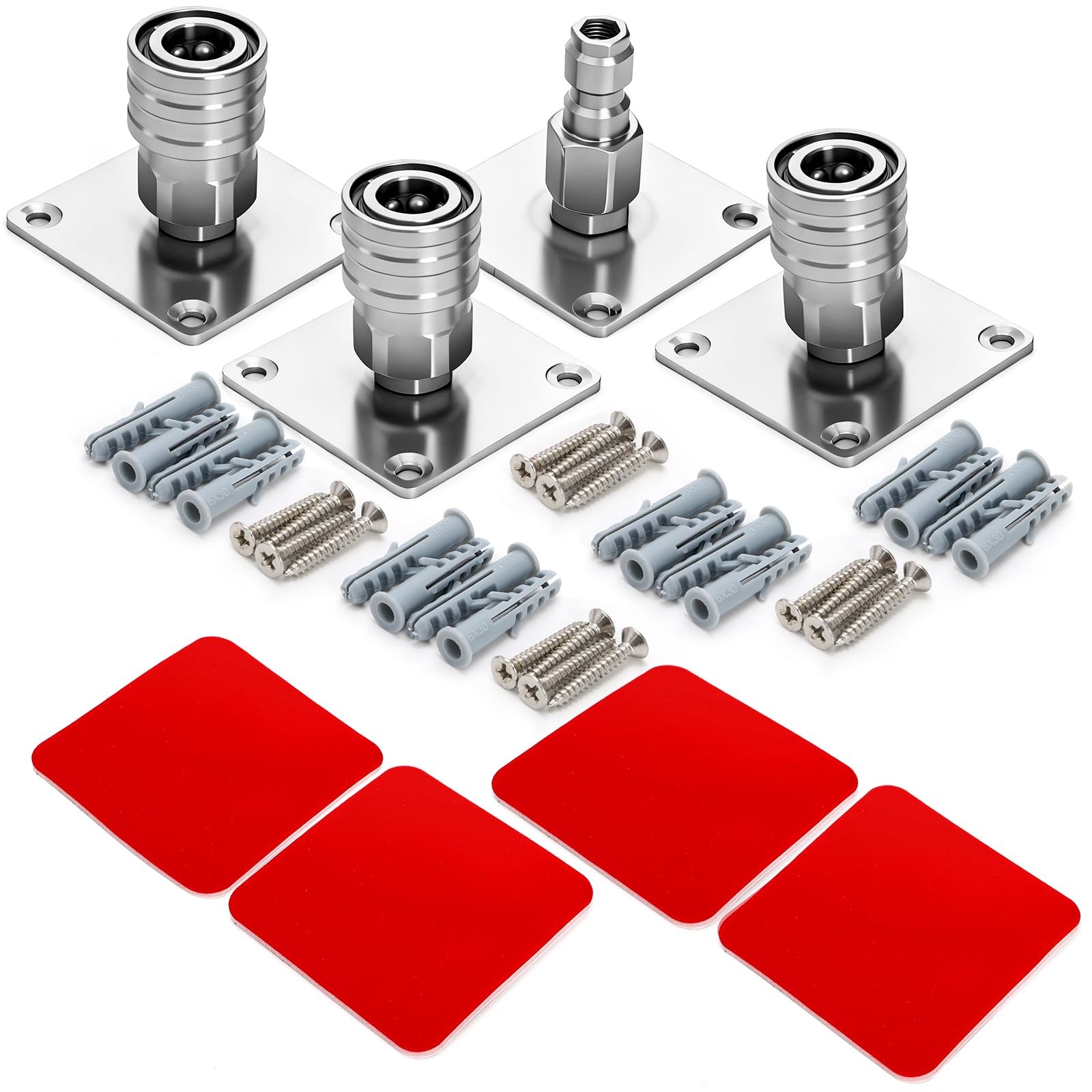 4 Pack Foam Cannon Holder Pressure Washer Holder 1/4 Inch Quick Connect