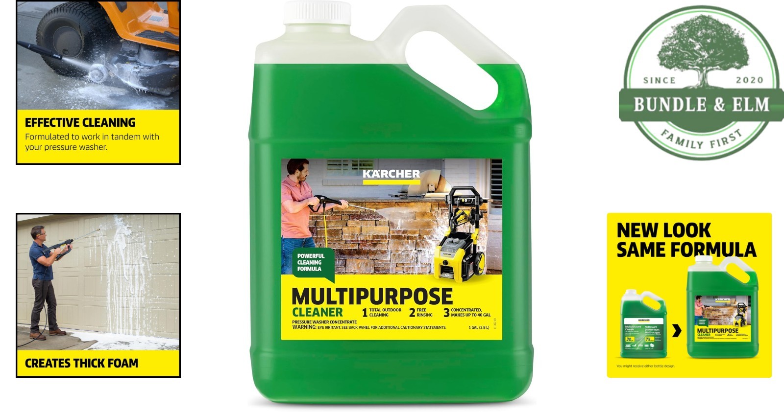 Versatile Pressure Washer Detergent for Cars, Patios, and Concrete Surfaces
