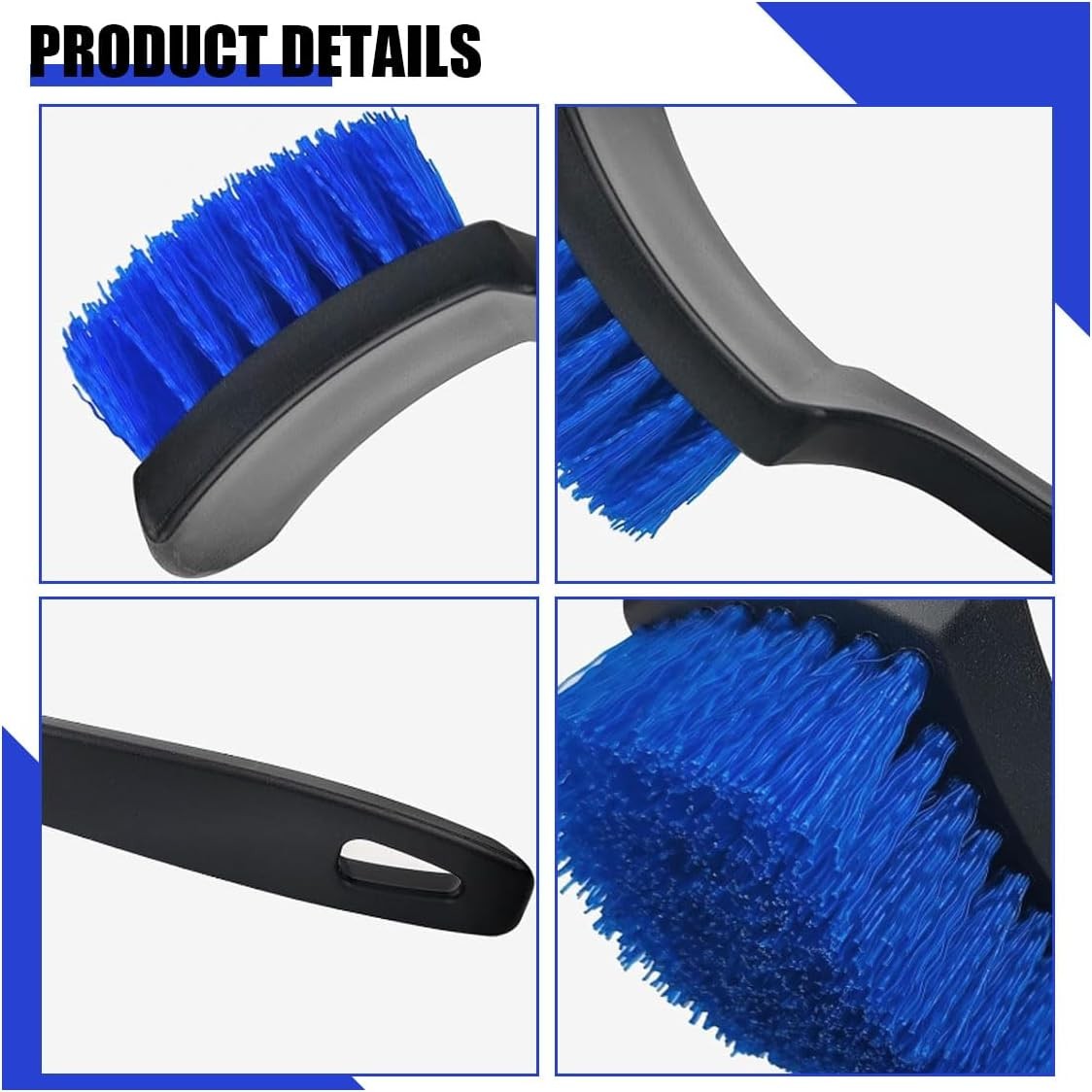 8.3×2.5 Inch Carpet Cleaning Brush, Scrub Brush for Floor Mats, Car Blue